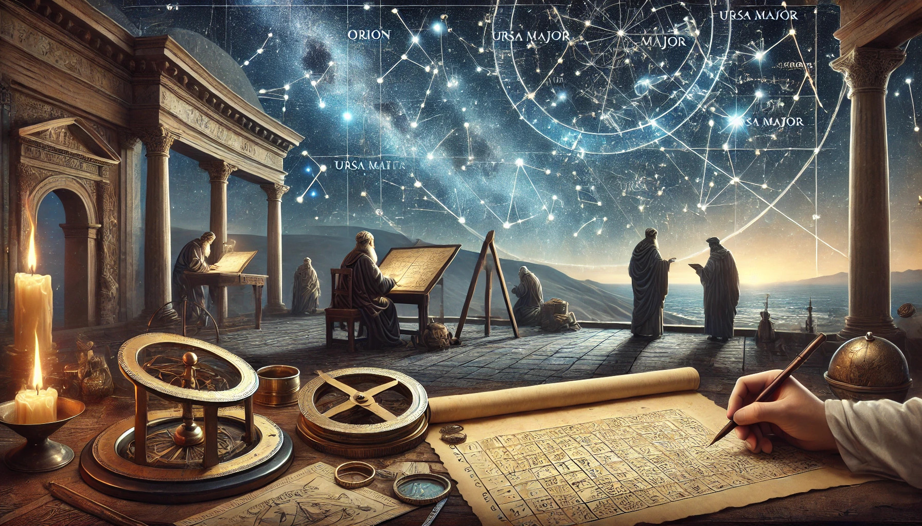 The Role of Constellations in Early Mathematical Calculations